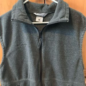 Gray Columbia Fleece Vest